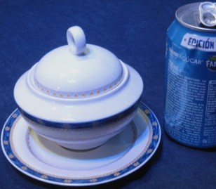 AZUCARERO PORCELANA SANTA CLARA